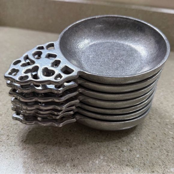 Vintage Pewter Wilton Armetale RWP Porringer Porridge Bowl Small Dish Set Silver - Picture 13 of 13